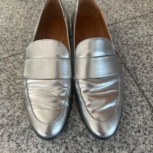 Woman’s M. Gemi silver loafers